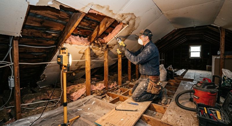 Water Damage Ceiling Repair in Santa Rosa, CA
