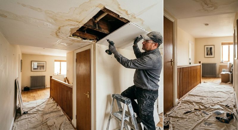 Water Damage Ceiling Repair in Denver County, CO